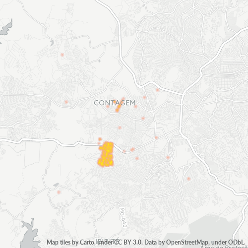 32241-000 Mapa de calor de densidad empresarial