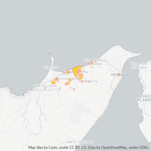 Mappa di calore per cap 98040