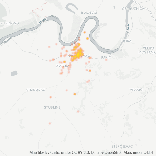 11500 Karta gustine preduzeća