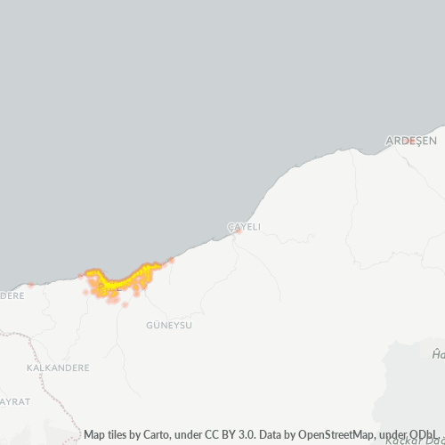 53020 Şirket Yoğunluğu Isı Haritası