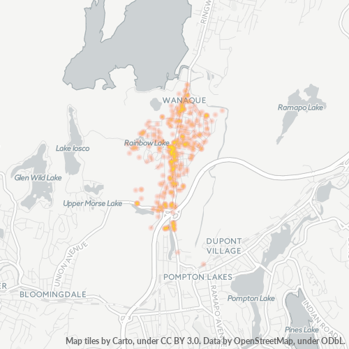 07420 Business Density Heatmap