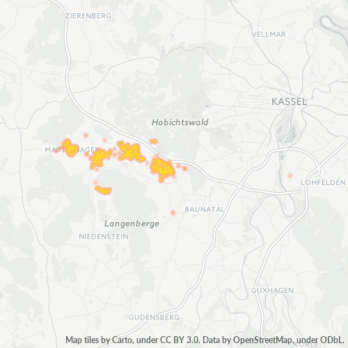 Heatmap für plz 34270