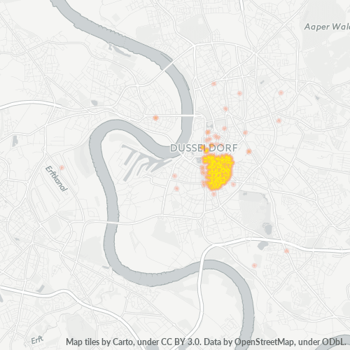 40215 Standortdichte-Heatmap