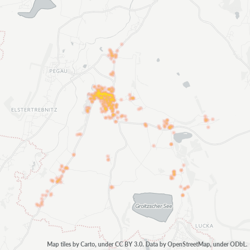 Heatmap für plz 04539