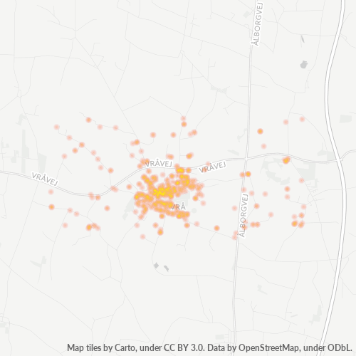 9760 Heatmap over forretningstæthed