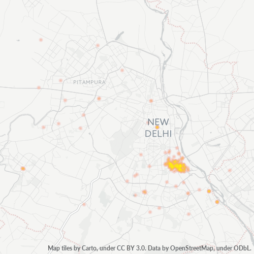 110013 Business Density Heatmap