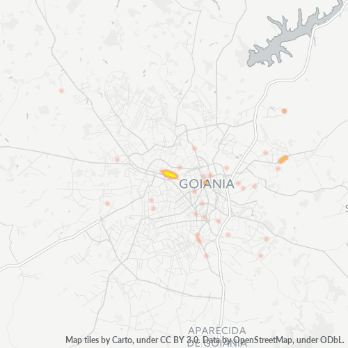 74510-000 Heatmap de Densidade da Empresa