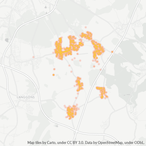 Heatmap für plz 35415