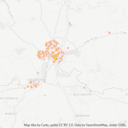 LS22 Business Density Heatmap