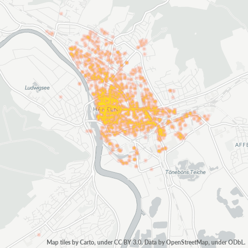 Heatmap für plz 31785
