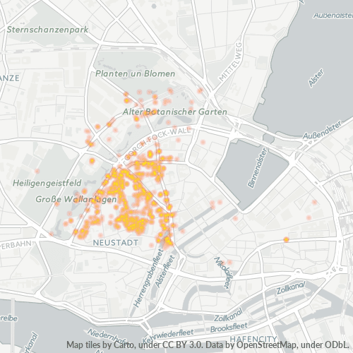 20355 Standortdichte-Heatmap