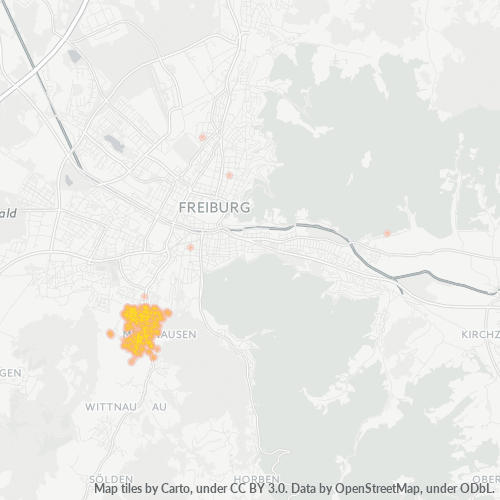 Heatmap für plz 79249