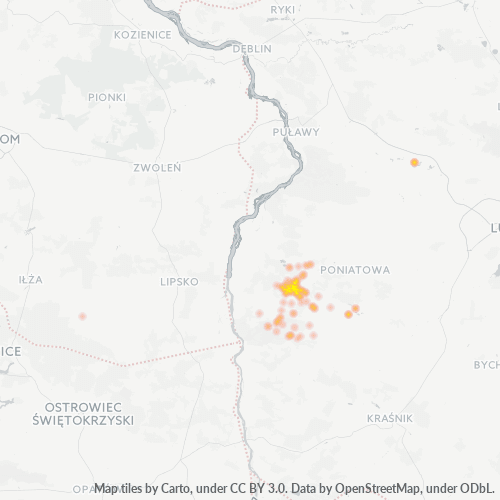 24-300 Mapa intensywności działalności gospodarczej