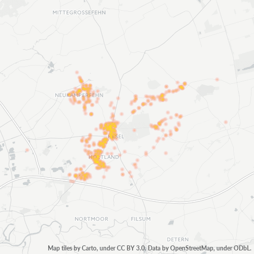 Heatmap für plz 26835
