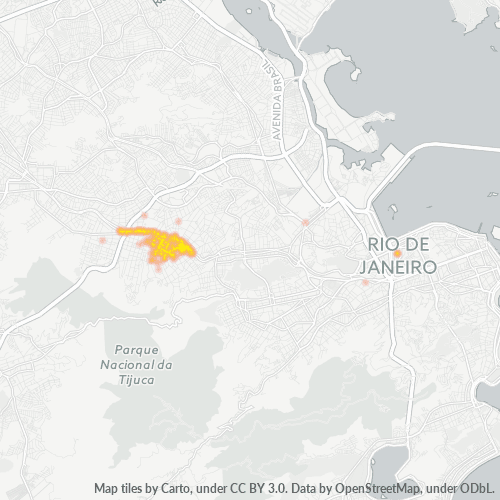 20735-000 Heatmap de Densidade da Empresa