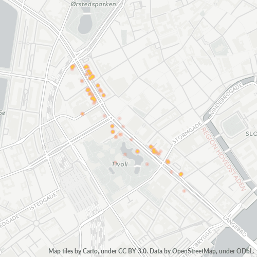 1553 Heatmap over forretningstæthed