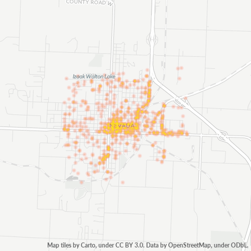 64772 Business Density Heatmap