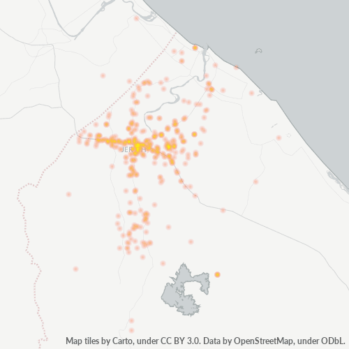 22000 Business Density Heatmap