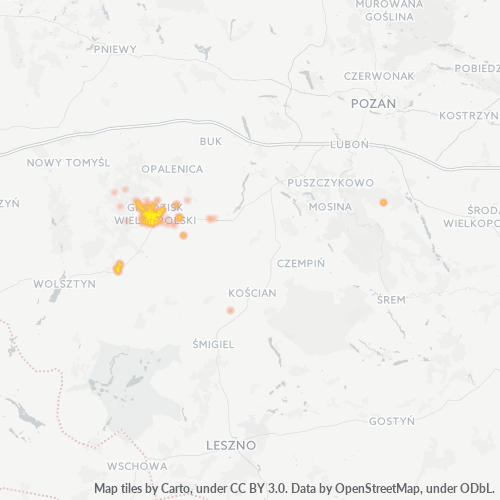 62-065 Mapa intensywności działalności gospodarczej