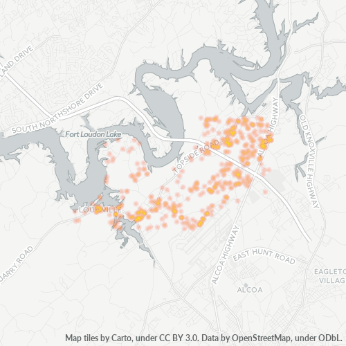 37777 Business Density Heatmap