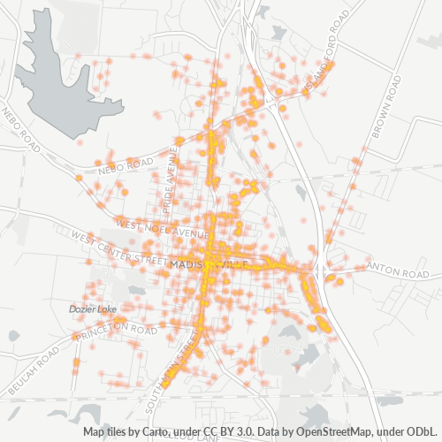 42431 Business Density Heatmap
