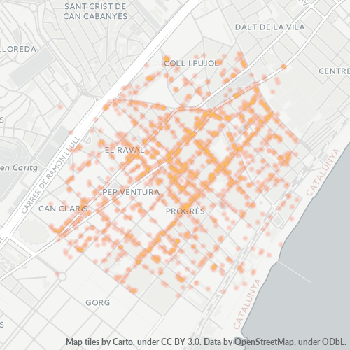 08912 Mapa de calor de densidad empresarial