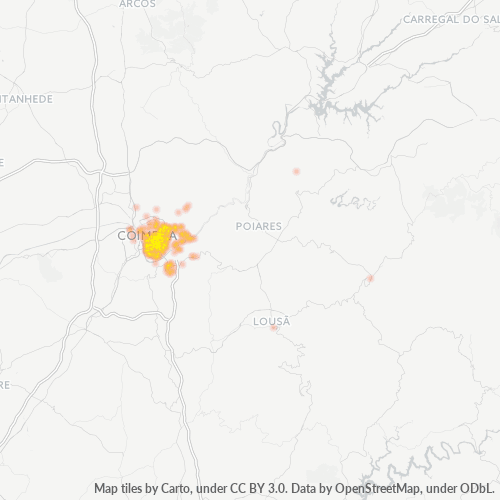 3030 Heatmap de Densidade da Empresa
