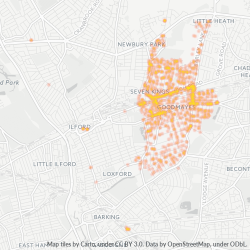 IG3 Business Density Heatmap