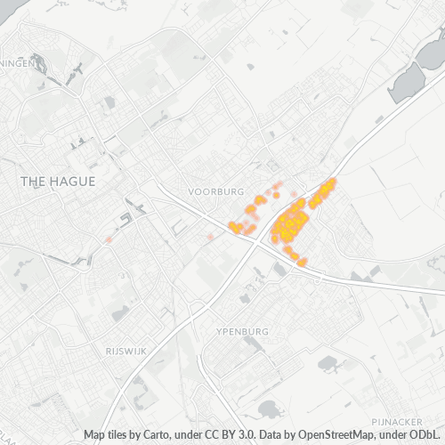 2491 Heatmap Bedrijfsdichtheid