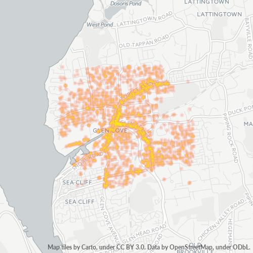 11542 Business Density Heatmap