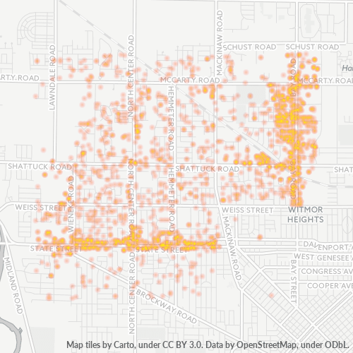 48603 Business Density Heatmap