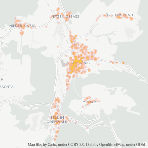 Heatmap für plz 64732