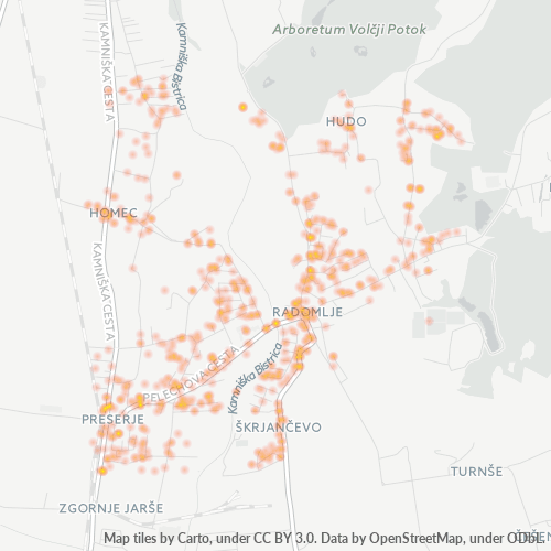 1235 Zemljevid gostote poslovanja