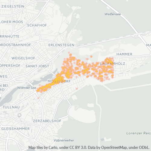 Heatmap für plz 90482