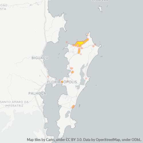 88054-000 Heatmap de Densidade da Empresa