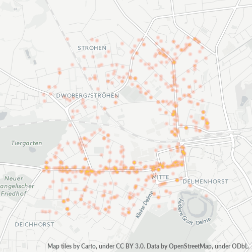 Heatmap für plz 27753