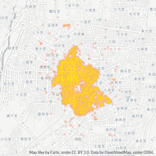 403 商業密度熱圖