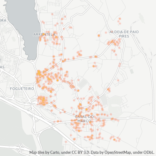 2840 Heatmap de Densidade da Empresa