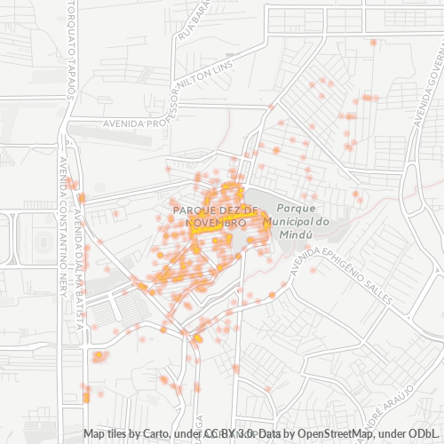 69055-000 Heatmap de Densidade da Empresa