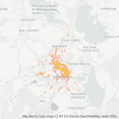 58-300 Mapa intensywności działalności gospodarczej