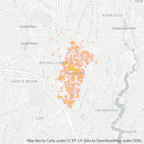 07607 Business Density Heatmap