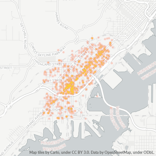 55807 Business Density Heatmap