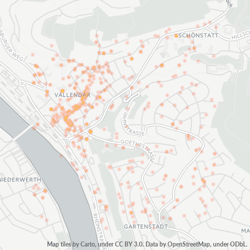 Heatmap für plz 56179