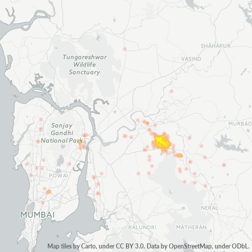421501 Business Density Heatmap