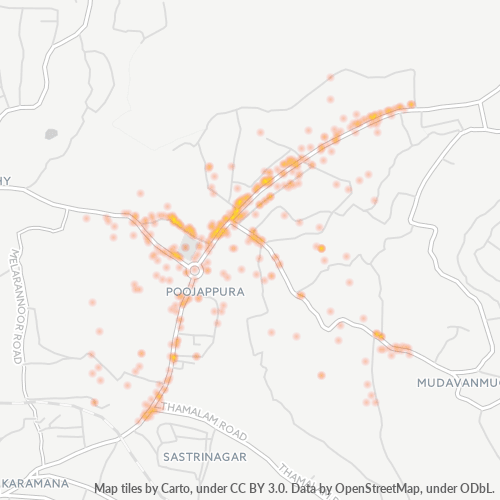 695012 Business Density Heatmap
