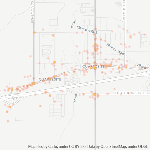 85346 Business Density Heatmap