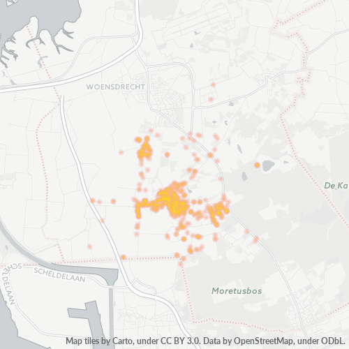 4641 Heatmap Bedrijfsdichtheid