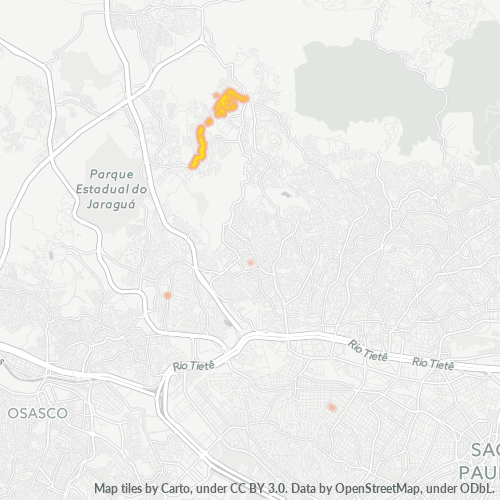 02991-000 Mapa de calor de densidad empresarial