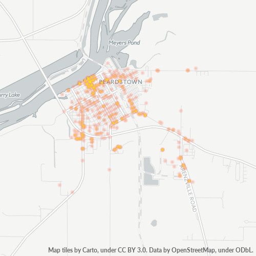 62618 Business Density Heatmap