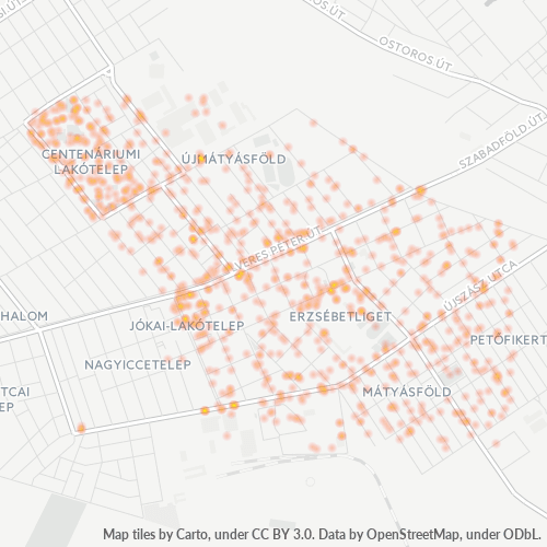 1165 Vállalati sűrűségi térkép